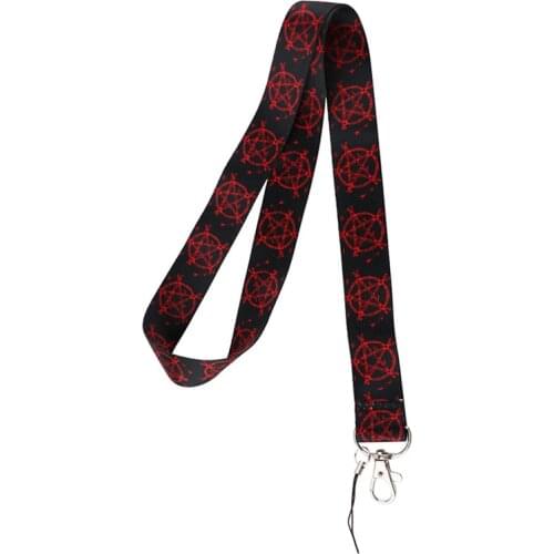 10pcs Supernatural SPN Lanyard for Keys Phone Cool Neck Strap Lanyard for Camera Whistle ID Badge Cute webbings ribbons Gifts