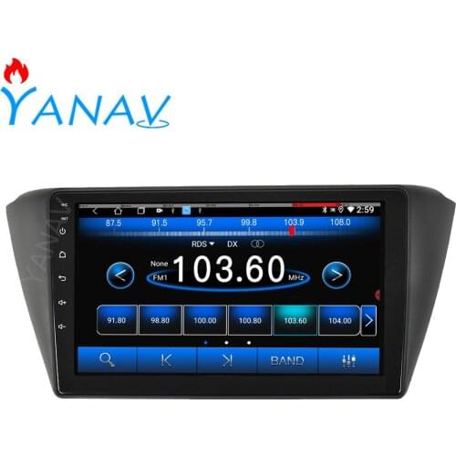 Android 10.0 Car radio audio 2 din stereo receiver For Skoda Fabia 2015 touch screen car GPS navigation auto video dvd player