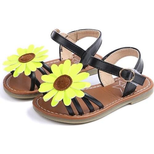 2020 Fashion Flower Toddler Sandals Kid Girl Sandals Children Baby Girls Summer Princess Shoes 1 2 3 4 5 6 7 8 9 10 11 12 Years