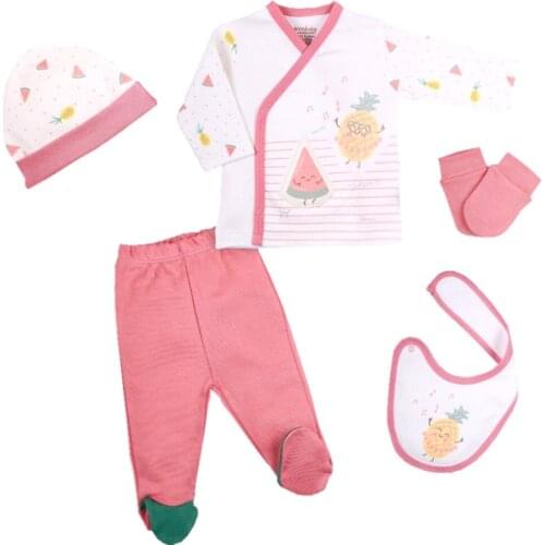 5 Pcs newborn clothes soft Antiallergic baby rompers girls newborn clothes fabric types clothing for newborn gift for newborns