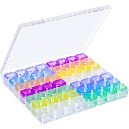 56 Lattices Dismountable Home Storage Diamond Embroidery Accessories Diamond Painting Boxes Cross Stitch Cases Storage Organizer