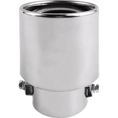 80% Hot Sale Universal Vehicle Stainless Steel Car Rear Round Exhaust Pipe Tail Muffler Tip