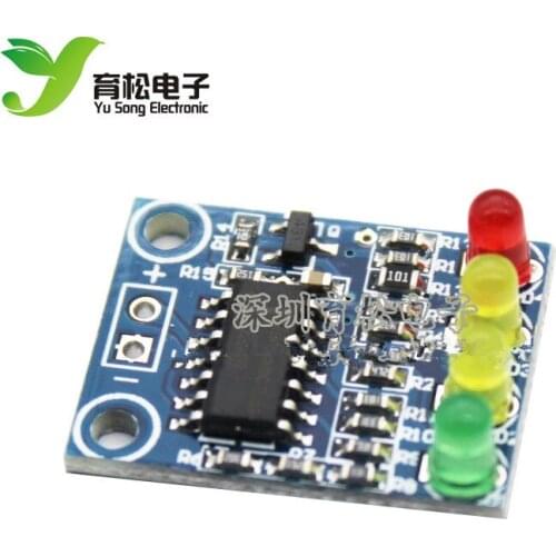 12V battery, 4-segment battery indicator module, onboard 4-digit battery indicator LED light