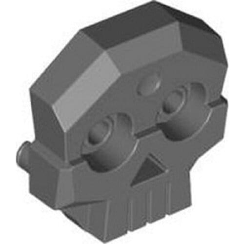 Moc Building Block Accessories 47990 1x4x3 Skull Skull Dark Gray Decoration 4523035 92691 White Animal Long Bones