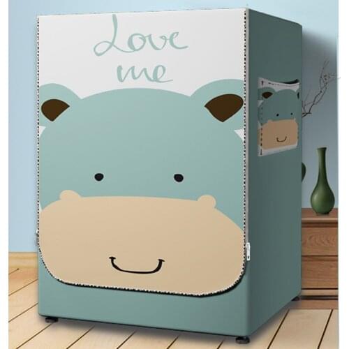 Thicken Layer Fabric Washing Machine Cover Sunscreen Waterproof Case Home Laundry Dryer Automatic Roller Dustproof