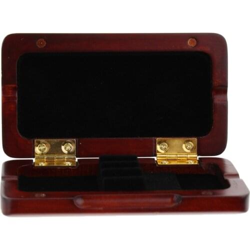Wood Oboe Reed Case Holder Box Protector For 3pcs Reeds Strong