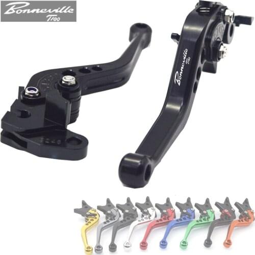 For Triumph BONNEVILLE /SE/T100/Black 2006-2015 Motorcycle Accessories CNC Short Brake Clutch Levers