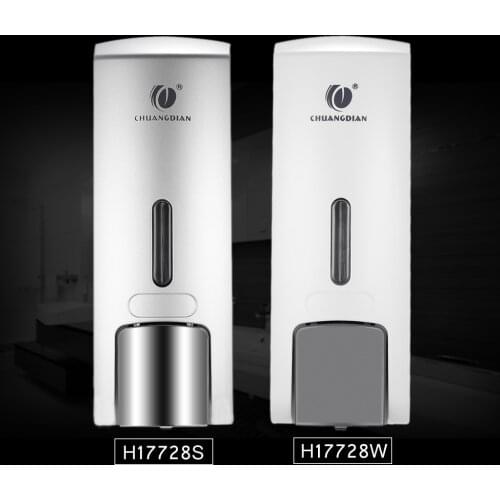 300ml Wall-mounted Single Bottle Manual Soap Dispenser Shampoo Washing Liquid Shampoo Shower Gel Dispenser Soap Dispenser 300ml