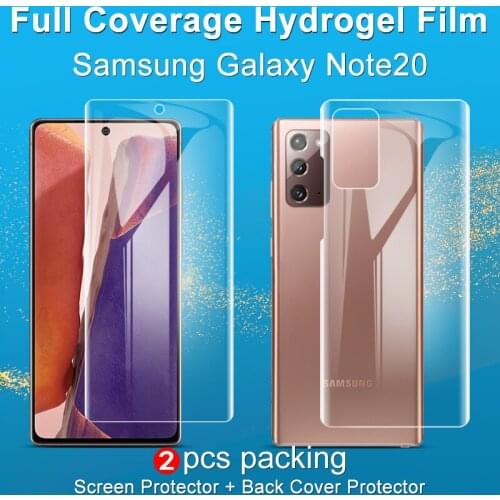 IMAK Hydrogel III 3 Film For Samsung Galaxy Note20 Ultra Screen Protector Full Coverage Front Back HD Matte Protective film
