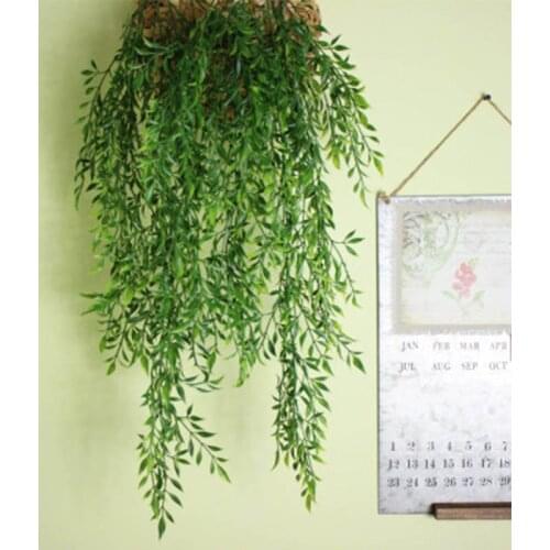 2Pcs Artificial Plant Hanging Rattan And Hanging Short Nantian Bamboo Artificial Decorative Plant Indoor Decorative Branch