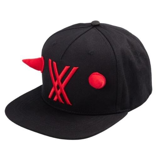 DARLING In The FRANXX Zero Two 002 Anime Cosplay Cap Hats Adjustable Baseball Cap