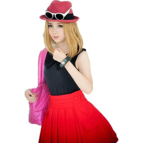 XY Serena Cosplay Costume with hat 11