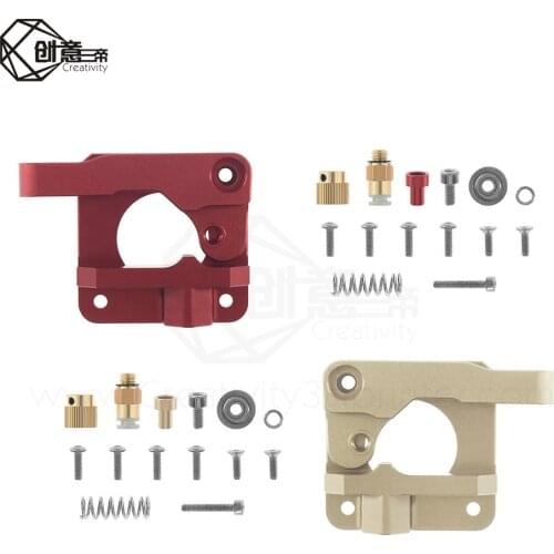 MK8 MK9 Red Extruder For 3D Printer Aluminum Block All Metal Bowden Exruder Kit Right Left Hand 1.75mm Filament CR-7 CR-10