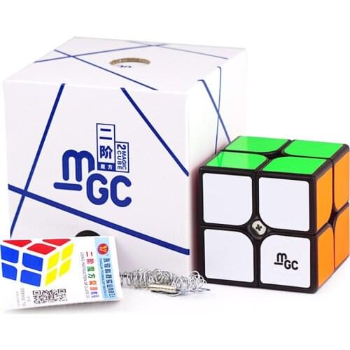 MGC Magnetic Speed Cube 2*2*2 Pocket Mini Magic Cube 2x2x2 Cubo Magico 2x2 Professional Brain Teaser Puzzle Toy Children Gift