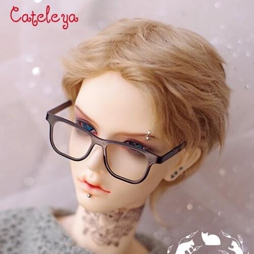 Cataleya BJD Doll With Wig Mohair Short Hair 1/6 1/4 1/3 Uncle Milk Tea Brown Doll Accessories