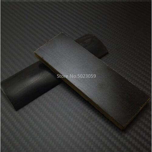 2Pcs Black Imported Micarta for DIY Knife Handle Material Linen Mikata Handmade Material 120x40x8mm