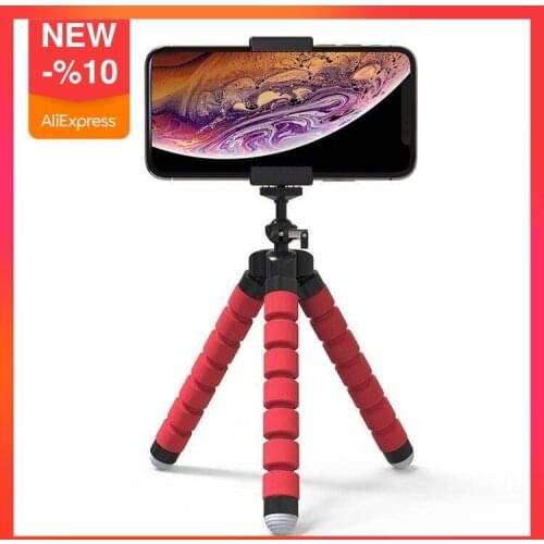 Mobile Phone Holder Flexible Octopus Tripod Bracket For Camera Selfie Stand Monopod Support Photo Remote Control new arrival