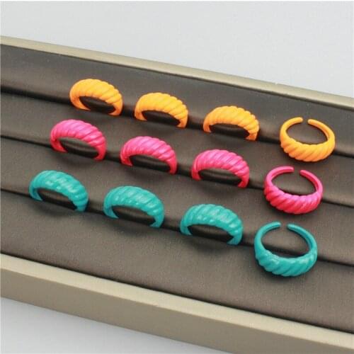 10pcs/lot Fashion summer ring,adjustable plating colorful enamel ring,hot sale enamel jewelry wholesale