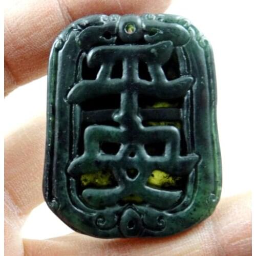 Natural stone Quartz crystal Chinese hand-carved statue of Peace amulet pendant for diy jewelry making Necklace Accessories A1