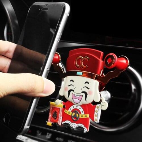 2019 Newest Vehicle Air Outlet Vent Mount Car Holder Stand Smartphone Mobile Phone Holder Bracket Automatic Gravity Holder Clip