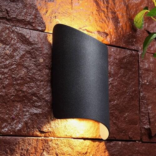 Outdoor Waterproof IP55 LED Wall Light Porch Garden Wall Lamp Home Sconce Indoor Decoration Lighting Lamp Aluminum AC85-265V
