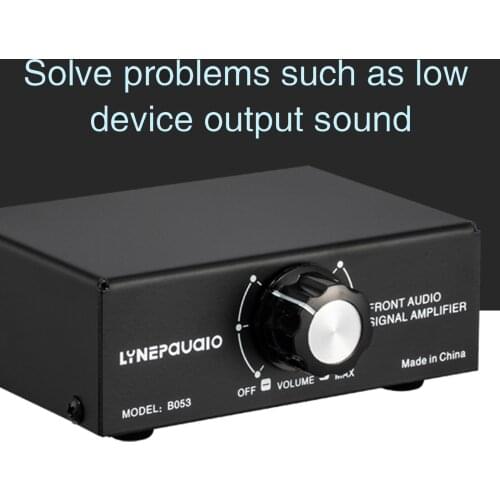 Front Stereo Sound Amplifier Headphone Speaker Amplifier Booster