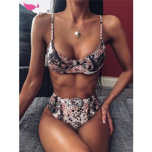 Леопардовые купальники Pocket Girl China At AliExpress