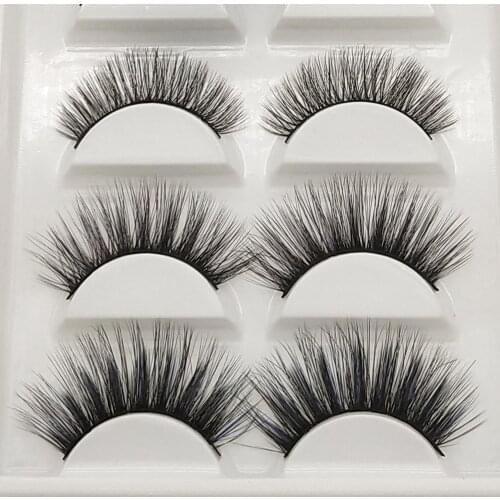 5 pairs of mixed false eyelashes 3d mink eyelashes KADALADO 002 eyelash extension natural false eyelashes makeup wholesale thick