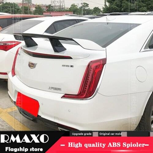 For Cadillac ATS Sedan Universal TF Spoiler 2006-2018 CT4 CT5 Spoiler ABS plastic Material Car Rear Wing Color Rear Spoiler