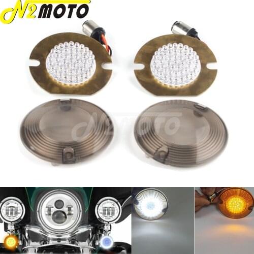 Motorcycle LED Turn Signal Indicator Light Brake Running Lamp for Harley Road King Electra Road Glide Classic Heritage Softail