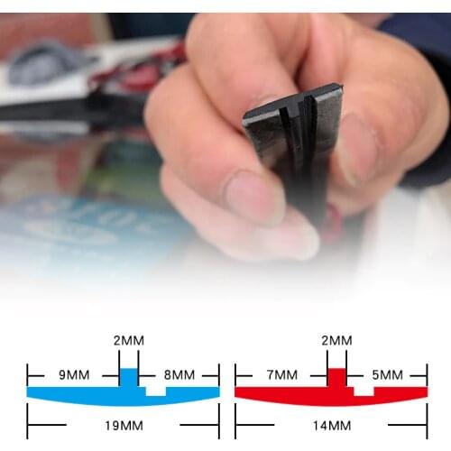 1 Meter Car Roof Protector Seal Noise Insulation Car Door Weatherstrip Front Rear Windshield Edge Sealing Strips Car Accessories