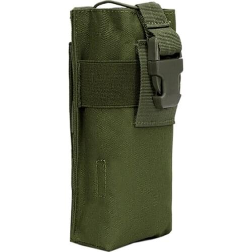 Military Tactical Airsoft Paintball Hunting Molle Radio Walkie Talkie Pouch Outdoor Water Bottle Canteen Bag