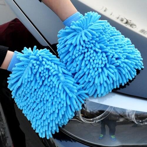 1pc Microfiber Car Wash Gloves Cleaning Car Care Washing Tool for Mercedes-Benz A B C E S G M ML GLK CL CLK CLS E GL R SL