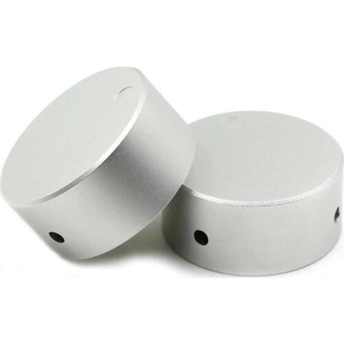 1 pcs Diameter 48 high 22 knob aluminum alloy solid knob HIFI volume potentiometer knob