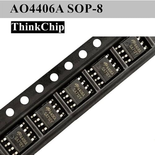 10 pcs) AO4406 AO4406A 4406 SOP-8 SMD N channel MOS-FET 30V 13A NEW original