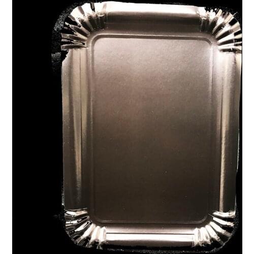 10pcs/lot black rectangle paper plates solid color disposable plates black color party decorations pure color paper plates