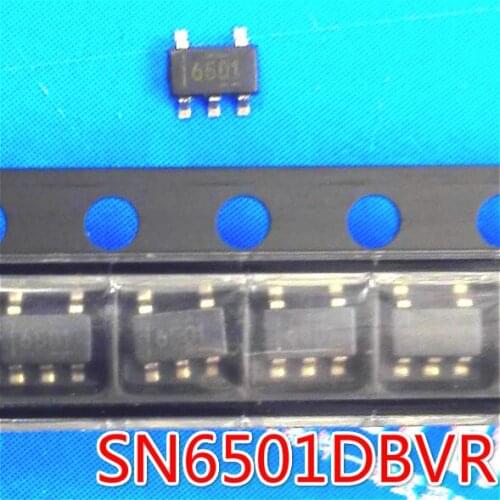 10PCS SN6501DBVR SN6501DBV SOT23-5 6501