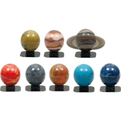 9 Planet Solar System Model Clay DIY Toys Science Projects Building Painting