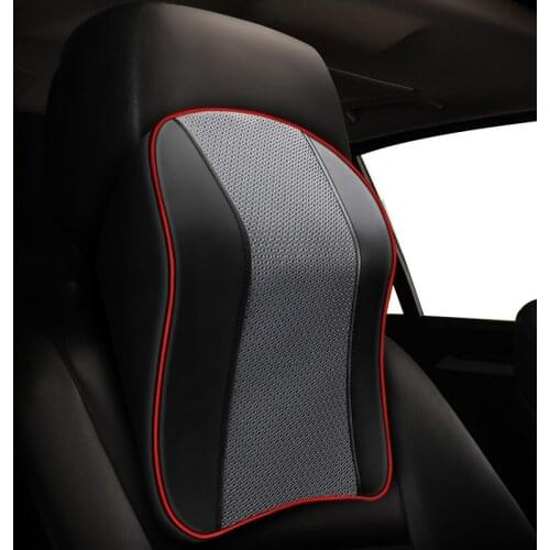 Memory Cotton foam Car Auto Headrest Neck Rest Seat Support for Head Pillow Travel Support Cushion Fabric Soft Chair safety