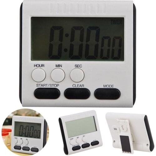 LCD Digital Short Timer Kitchen Cooking Timer Count -Down Up Alarm Clock Newest
