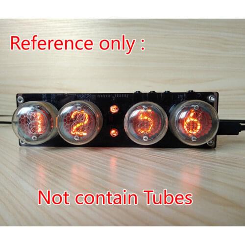 Digital Nixie Tube Clock QS30-1,SZ-8 ZM1020 Nixie Clock Vintage Retro Desk Table Clock 5V TO 170V Boost module MicroUSB