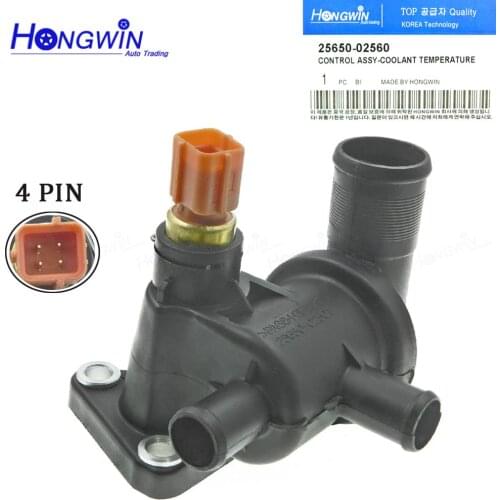 OEM NO:25650 02560 Coolant Temperature Control Housing Fits KIA Picanto SA 04-10 ATOZ AMICA New Morning 2565002560,25650 02501