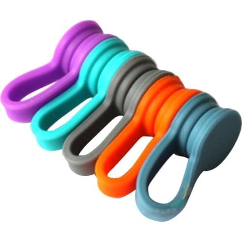 Cable Organizers Clips Magnetic Earphone Cord Wire Storage Holder Soft Silicone Soft 5 Colors for Home Office School