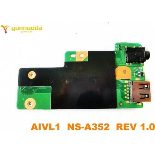 Original for Lenovo Thinkpad L450 USB Audio Jack Port Board AIVL1 NS-A352 REV 1.0 tested good free shipping
