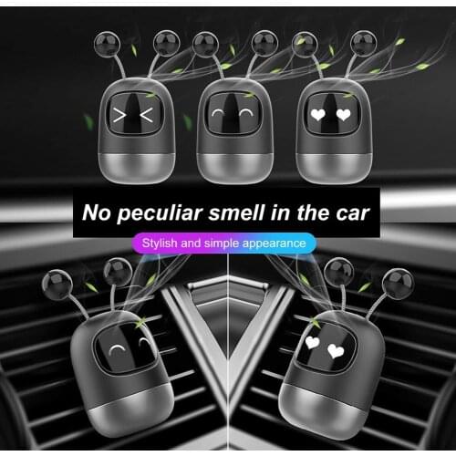 Car Air Freshener Cartoon Robot Silicone Air Vent Clip Perfume Fragrance for Vehicles ароматизатор для авто для автомобиля