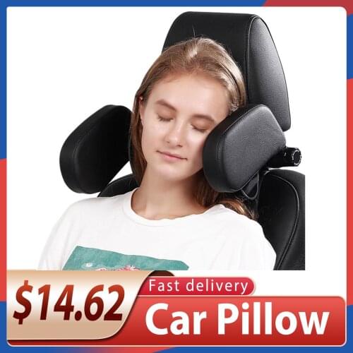 Car Pillow Neck Restraint Car Seat U-shaped Soft Support Headrest Massage Protection Travel Sleeping Cushion For Kids Adults Ne