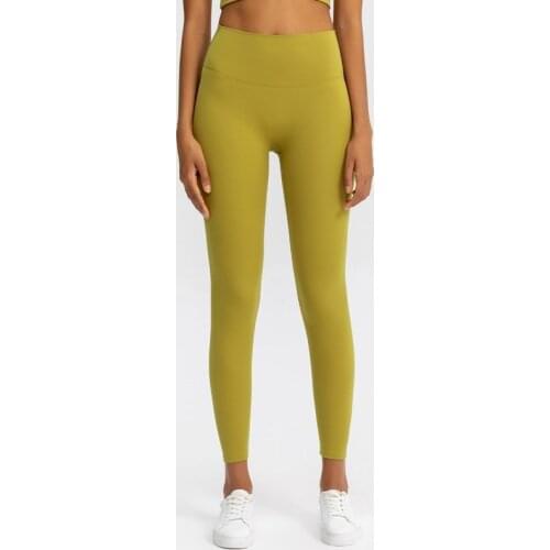 No Embarrassment Line Yoga Pants No trace Workout legging Women Fitness Gym High Waist Leggings Sports Running Tights 10 Colors