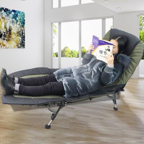 Lounge-Chair Folding Office Portable Summer Nap with Cushion Beds Home-Break