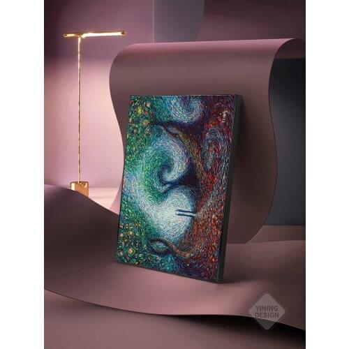 Modern Canvas Acrylic on Canvas Painting Posters and Prints Scandinavian Wall Art Pictures For Living Room Home Decoration