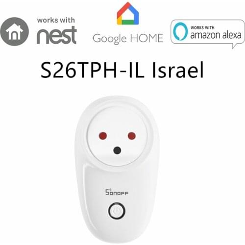 Sonoff S26 IL Smart Wifi Plug Wireless Remote control Timing Socket Compatible with Alexa Ewelink APP control your home